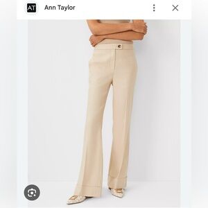 Ann Taylor Tan Wide Leg Pants